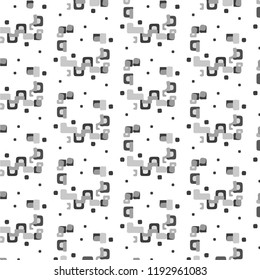 Simple black and white vector illustration. Abstract geometric background pattern