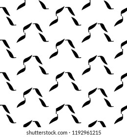 Simple black and white vector illustration. Abstract geometric background pattern