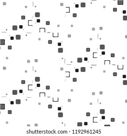 Simple black and white vector illustration. Abstract geometric background pattern
