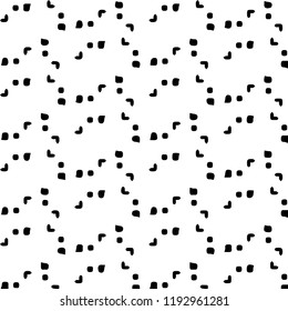 Simple black and white vector illustration. Abstract geometric background pattern