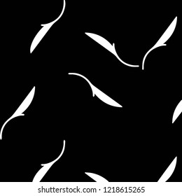 Simple black and white vector illustration. Abstract geometric background pattern