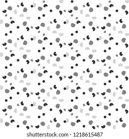 Simple black and white vector illustration. Abstract geometric background pattern