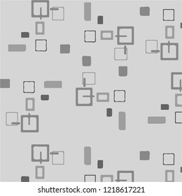Simple black and white vector illustration. Abstract geometric background pattern