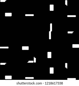 Simple black and white vector illustration. Abstract geometric background pattern