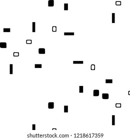Simple black and white vector illustration. Abstract geometric background pattern