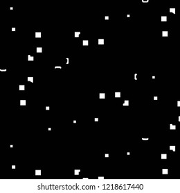 Simple black and white vector illustration. Abstract geometric background pattern