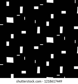Simple black and white vector illustration. Abstract geometric background pattern