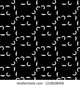 Simple black and white vector illustration. Abstract geometric background pattern
