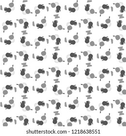 Simple black and white vector illustration. Abstract geometric background pattern