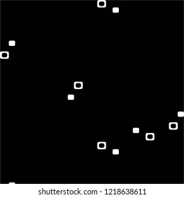 Simple black and white vector illustration. Abstract geometric background pattern