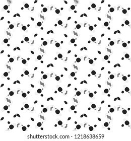 Simple black and white vector illustration. Abstract geometric background pattern