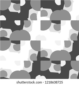 Simple black and white vector illustration. Abstract geometric background pattern