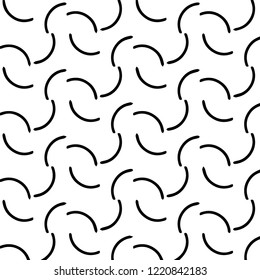 Simple black and white vector illustration. Abstract geometric background pattern