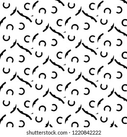 Simple black and white vector illustration. Abstract geometric background pattern