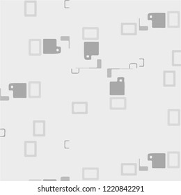 Simple black and white vector illustration. Abstract geometric background pattern