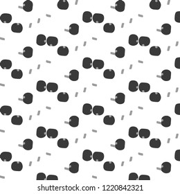 Simple black and white vector illustration. Abstract geometric background pattern