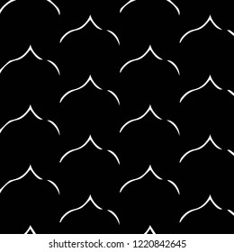 Simple black and white vector illustration. Abstract geometric background pattern