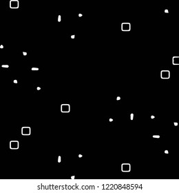 Simple black and white vector illustration. Abstract geometric background pattern