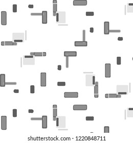 Simple black and white vector illustration. Abstract geometric background pattern