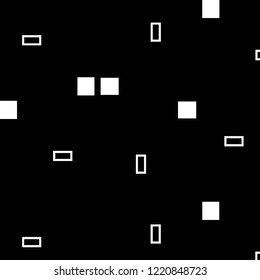 Simple black and white vector illustration. Abstract geometric background pattern