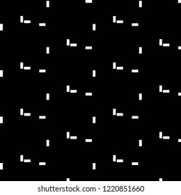 Simple black and white vector illustration. Abstract geometric background pattern