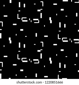 Simple black and white vector illustration. Abstract geometric background pattern