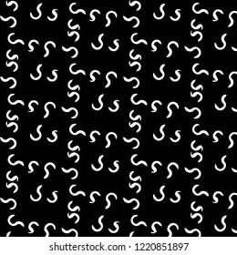 Simple black and white vector illustration. Abstract geometric background pattern
