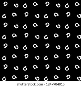 Simple black and white vector illustration. Abstract geometric background pattern