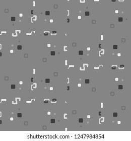 Simple black and white vector illustration. Abstract geometric background pattern