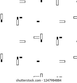 Simple black and white vector illustration. Abstract geometric background pattern