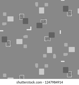 Simple black and white vector illustration. Abstract geometric background pattern