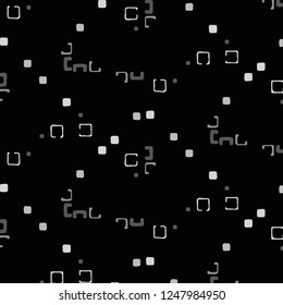 Simple black and white vector illustration. Abstract geometric background pattern