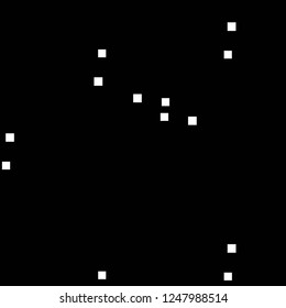 Simple black and white vector illustration. Abstract geometric background pattern