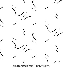 Simple black and white vector illustration. Abstract geometric background pattern