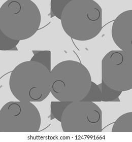 Simple black and white vector illustration. Abstract geometric background pattern