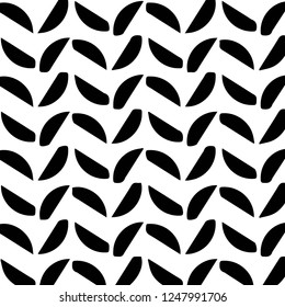 Simple black and white vector illustration. Abstract geometric background pattern