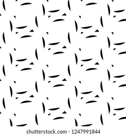 Simple black and white vector illustration. Abstract geometric background pattern