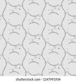 Simple black and white vector illustration. Abstract geometric background pattern