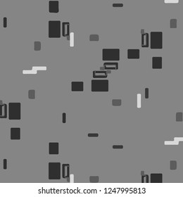 Simple black and white vector illustration. Abstract geometric background pattern