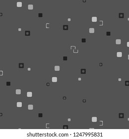 Simple black and white vector illustration. Abstract geometric background pattern