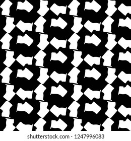 Simple black and white vector illustration. Abstract geometric background pattern