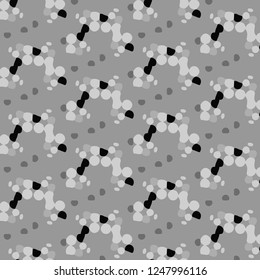 Simple black and white vector illustration. Abstract geometric background pattern