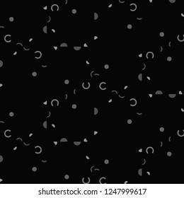 Simple black and white vector illustration. Abstract geometric background pattern