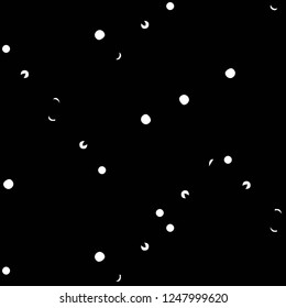 Simple black and white vector illustration. Abstract geometric background pattern