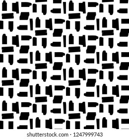 Simple black and white vector illustration. Abstract geometric background pattern
