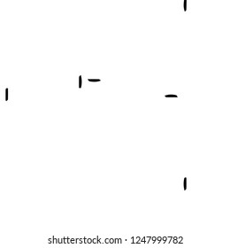 Simple black and white vector illustration. Abstract geometric background pattern
