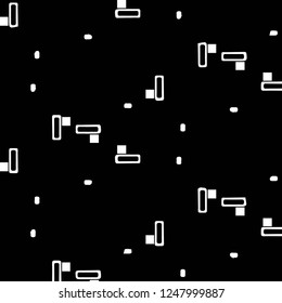 Simple black and white vector illustration. Abstract geometric background pattern