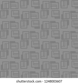 Simple black and white vector illustration. Abstract geometric background pattern