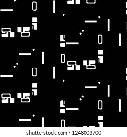 Simple black and white vector illustration. Abstract geometric background pattern