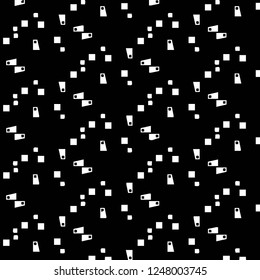 Simple black and white vector illustration. Abstract geometric background pattern
